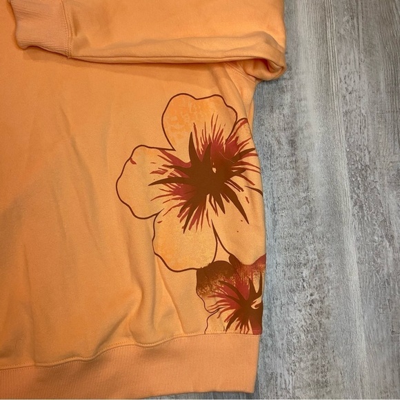 Wild fable peach floral oversized sweatshirt nwt - Picture 5 of 7